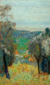 Paisaje de Cannet de Pierre Bonnard