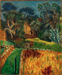 Paisaje meridional (El cercado de las cabras) de Pierre Bonnard