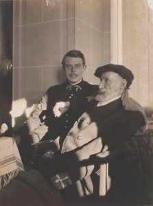 Pierre-Auguste y Jean Renoir, c. 1916 de Pierre Bonnard