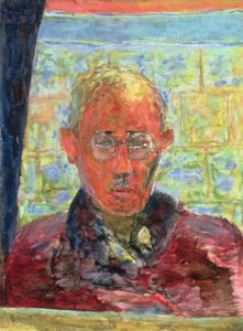 Retrato del pintor con bata roja, 1943