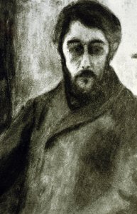 Autorretrato (litografía) de Pierre Bonnard