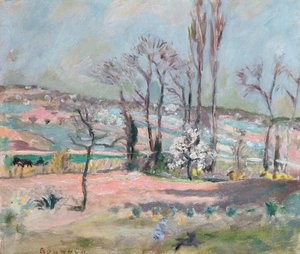 Paisaje de primavera de Pierre Bonnard