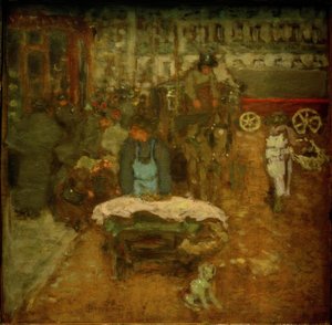 En el bulevar de Pierre Bonnard