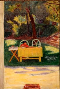 Degustación en el jardín. Pintura de Pierre Bonnard (1867-1947), alrededor de 1910. Milán, colección privada de Pierre Bonnard