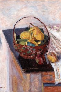 La canasta de frutas de Pierre Bonnard
