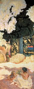 El Mar Mediterráneo, tríptico, panel lateral derecho de Pierre Bonnard