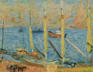 El Puerto de St. Tropez, 1930 de Pierre Bonnard