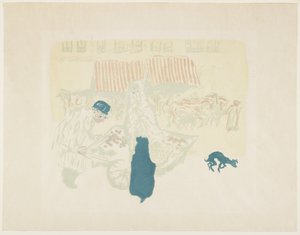 El vendedor de verduras, c. 1897 (publicado 1899) de Pierre Bonnard