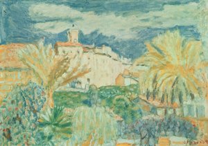 Vista de Le Cannet, 1920 de Pierre Bonnard