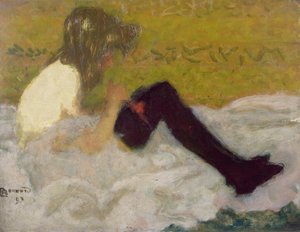 Mujer con medias negras, 1893 de Pierre Bonnard