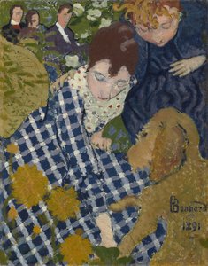 Mujeres con perro de Pierre Bonnard