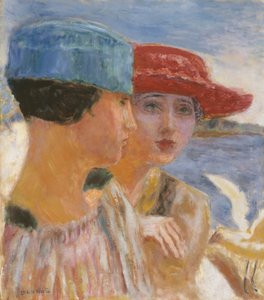 Niñas con una gaviota, 1917