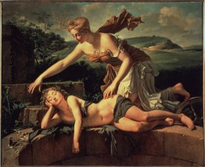 El niño y la fortuna. Pintura de Pierre Bouillon (1776 - 1831) de Pierre Bouillon