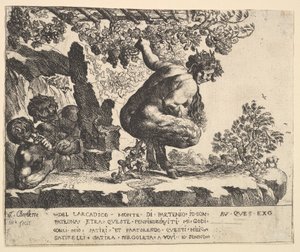 Nacimiento de los sátiros de Pierre Brebiette