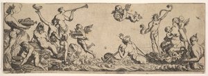 Neptuno y Anfitrite, 1615-42 de Pierre Brebiette