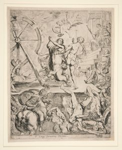 El Martirio de Santa Catalina de Alejandría de Pierre Brebiette