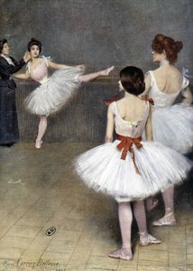 Danza clásica: bailarinas en 1897 por Pierre Carrier Belleuse de Pierre Carrier Belleuse