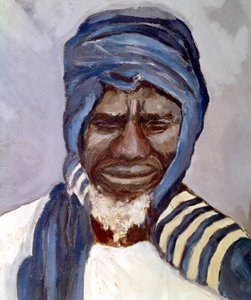 Retrato de Samory Toure, c.1870-1890 (pintura) de Pierre Castagnez