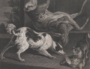 Perros y Naturaleza Muerta, 1778