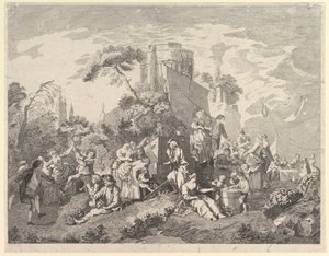 Feria del país, 1762 de Pierre Charles Levesque