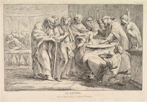 El bautismo, ca. 1734