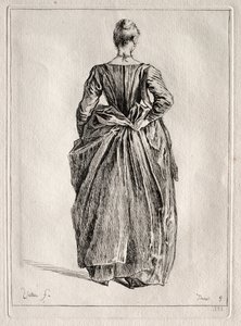 Estudio de una mujer de espaldas de Pierre Charles Trémolière