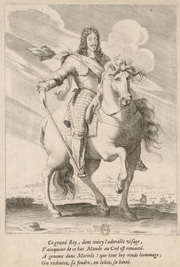 Retrato ecuestre de Luis XIII de Francia de Pierre Daret