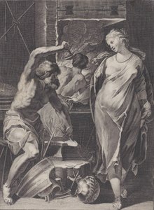 Vulcano forjando la armadura de Aquiles, 1624-75