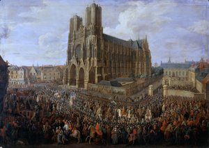 Cabalgata de Luis XV después de su coronación, 26 de octubre de 1722