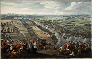 La Batalla de Poltava el 27 de junio de 1709, después de 1724