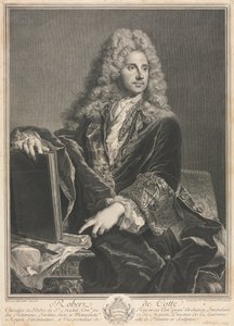 Portrait of Robert de Cotte de Pierre Drevet