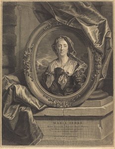 Maria Serre, Madre Hyacinth Rigaud de Pierre Drevet after Hyacinthe Rigaud