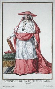 Cardenal Dominique de la Rochefoucauld (1712-1800) de 