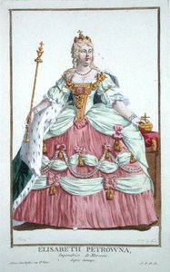 Elizabeth Petrovna (1709-62) Emperatriz de Rusia (1741-62) de 
