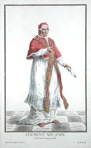 Lorenzo Ganganelli (1705-74) Papa Clemente XIV (1769-74) de 