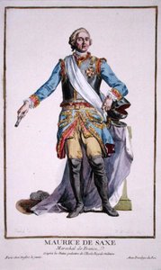 Mauricio de Sajonia (1696-1750) de 