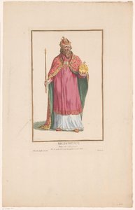 Retrato del Emperador Segismundo con Cetro y Globo Segismundo (título sobre el objeto) de Pierre Duflos