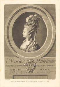 María Antonieta de Pierre Dupin II after Carle Van Loo