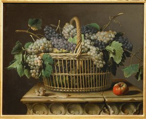 Panier de raisins - Una cesta de uvas ...