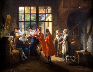 Los Cancans en la Portera de Pierre Duval Le Camus