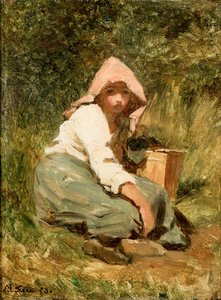 Una chica de Pierre Edouard Frere
