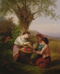 El sombrero de paja de Pierre Edouard Frere