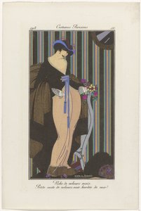 Journal des Dames et des Modes: los ilustradores de la moda
Journal des Dames et des Modes: Noticias de moda
Journal des Dames et des Modes, Costumes Parisiens, 1913, nº 111: Vestido de terciopelo (...) de Pierre Emile Legrain