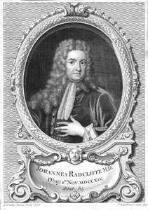 John Radcliffe, médico inglés, 1747