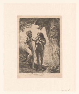 Adán y Eva de Pierre François Basan