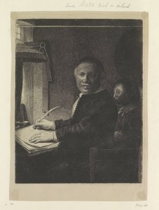Retrato del escritor Lieven Willemsz. van Coppenol: plato pequeño Recueil de quatre-vingt-cinq estampes originales (título de la serie)