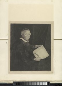 Retrato del escritor Lieven Willemsz. van Coppenol: plato grande Recueil de quatre-vingt-cinq estampes originales (título de la serie)