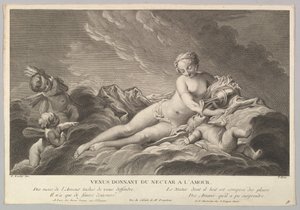 Venus Dando Néctar a Cupido, siglo XVIII