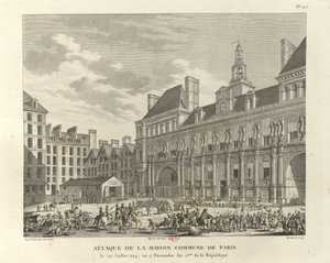 Ataque a la Casa Comunal de París de Pierre Gabriel Berthault