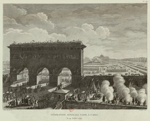Federación General celebrada en París el 14 de julio de 1790